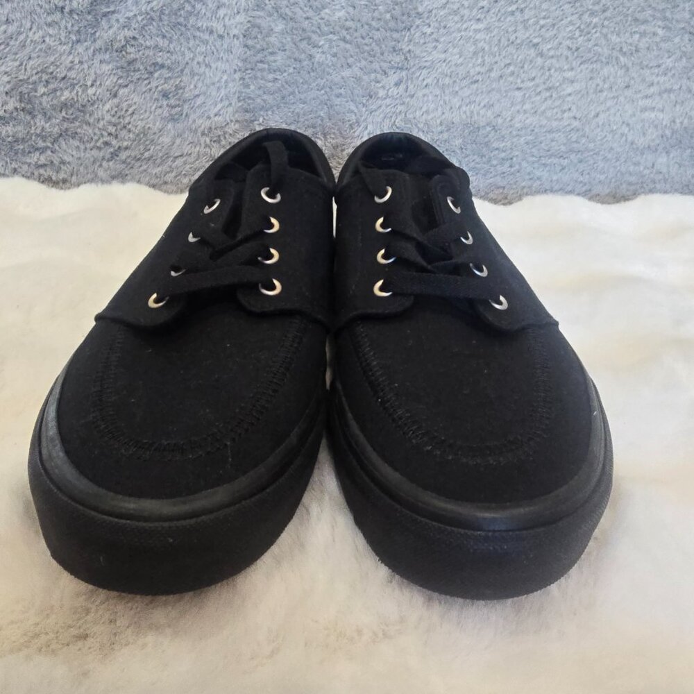 Polo Ralph Lauren Faxon X Men's Triple Black Pony Sneakers Sizes NEW Canvas - Picture 7 of 10